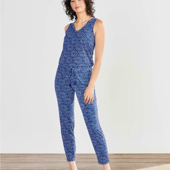 NWT HATLEY SKIPPED STONES WRINKLE RESISTANT JUMPSUIT-S - Picture 3 of 10